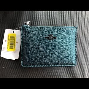Coach metallic cardholder